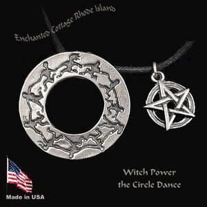Abby Willowroot WITCH POWER Wicca Pagan Dance Celebration Amulet Cord +Storycard